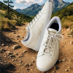 Adidas Grand Court Shoes Size 9 White Sneakers